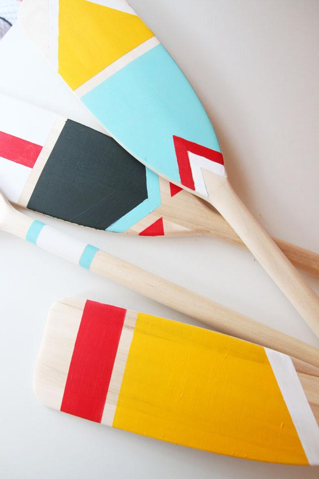 Diy Painted Canoe Paddles - Do It Your Self